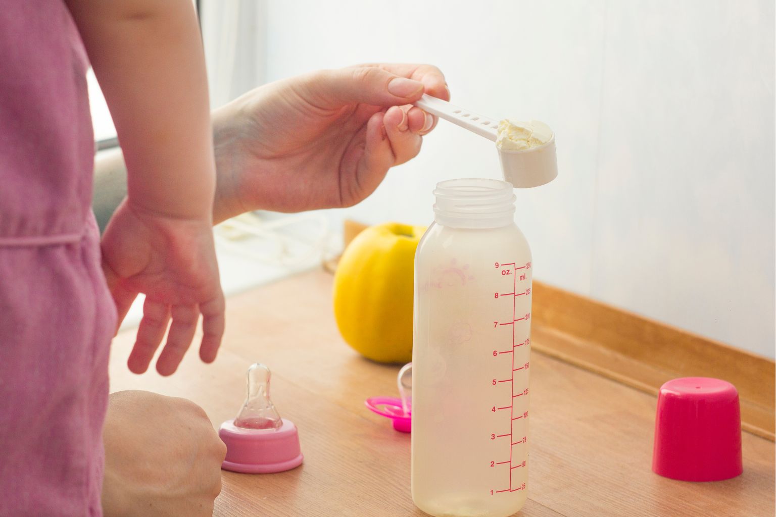 Latte in polvere e liquido per neonati